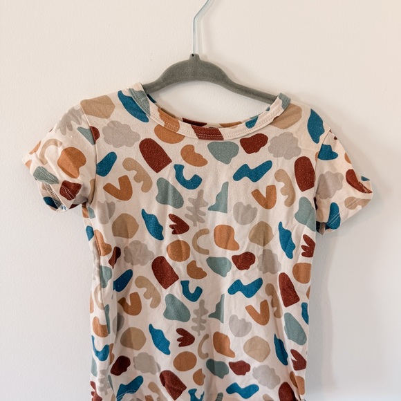 Colorful Patterned Kids Short Sleeve Tee - Picture 1 of 1